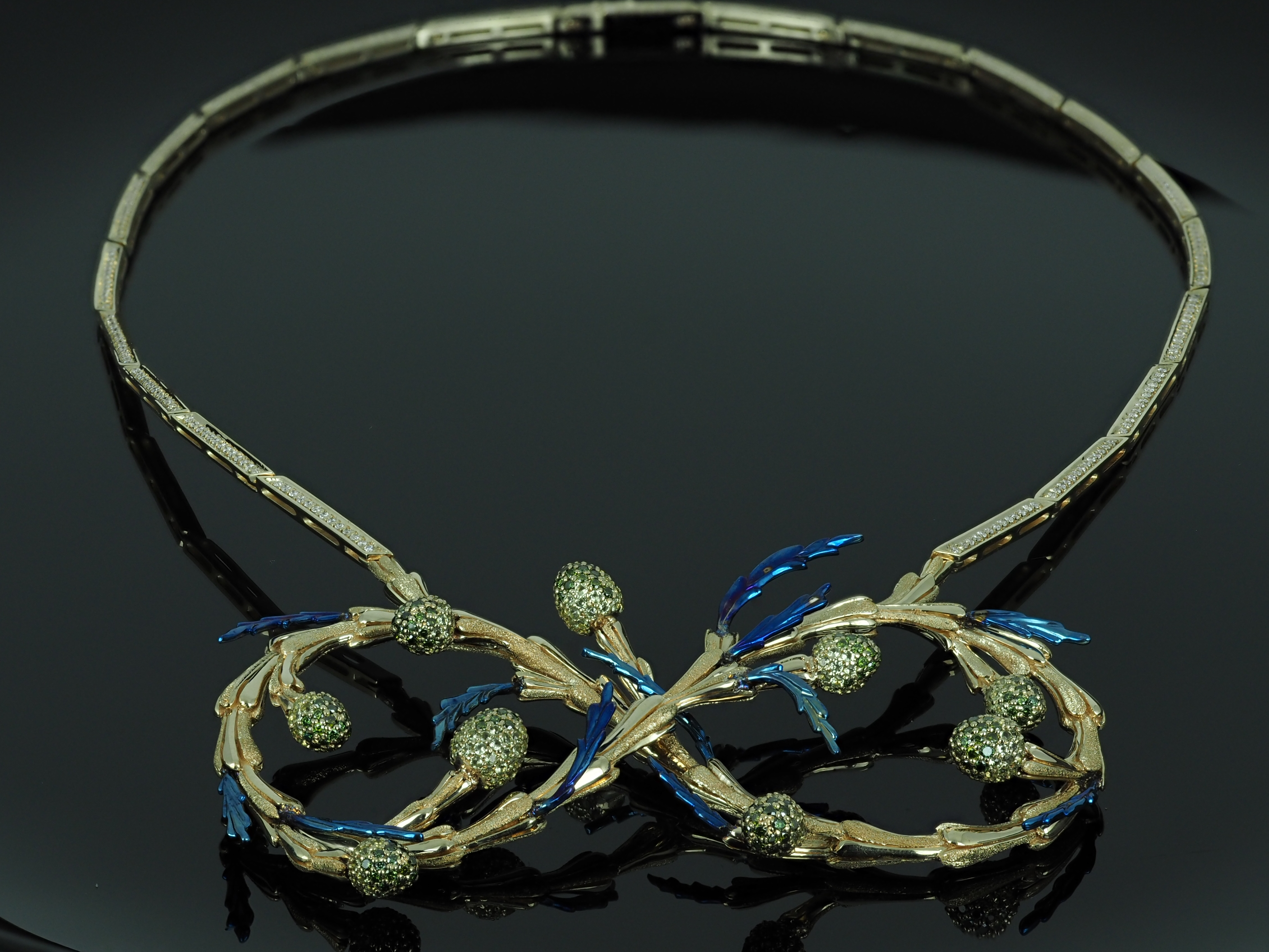 Necklace Cedr Branch
